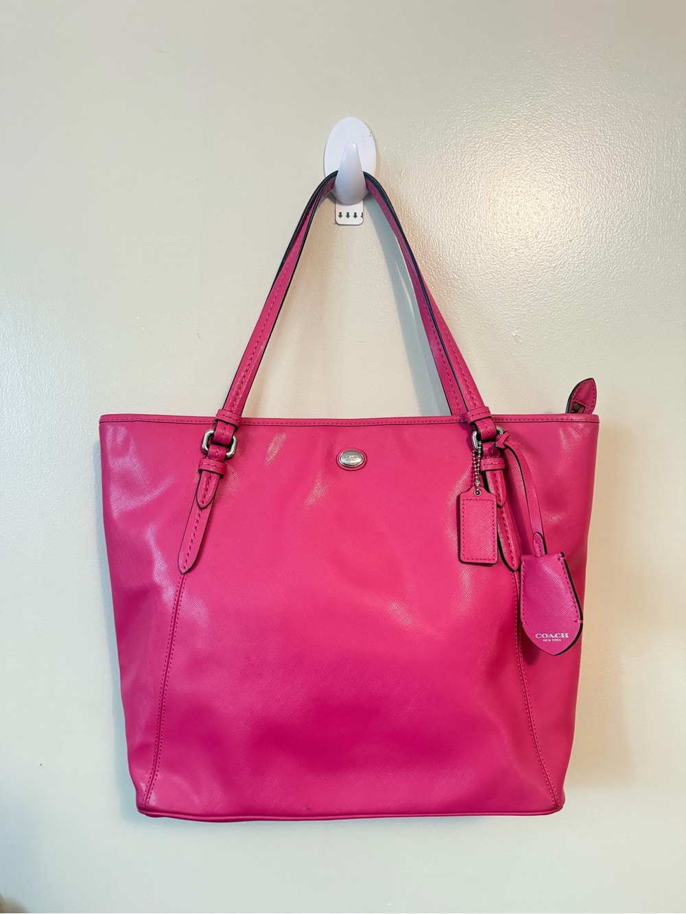 Coach Peyton Leather Zip Tote